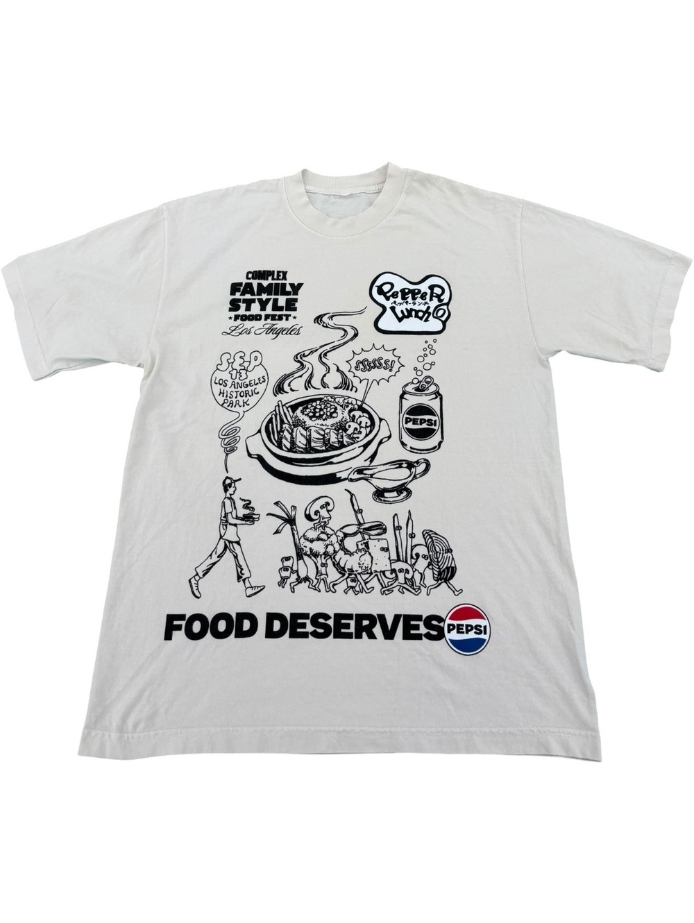 Complex Family Style Food Fest Pepsi Graphic T-Shirt
